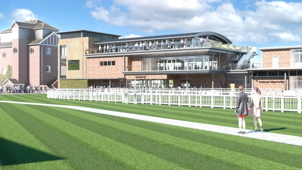 Artists impression of new Grandstand – views from the Parade Ring